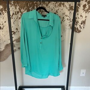 Forever 21 Turquoise Blouse
